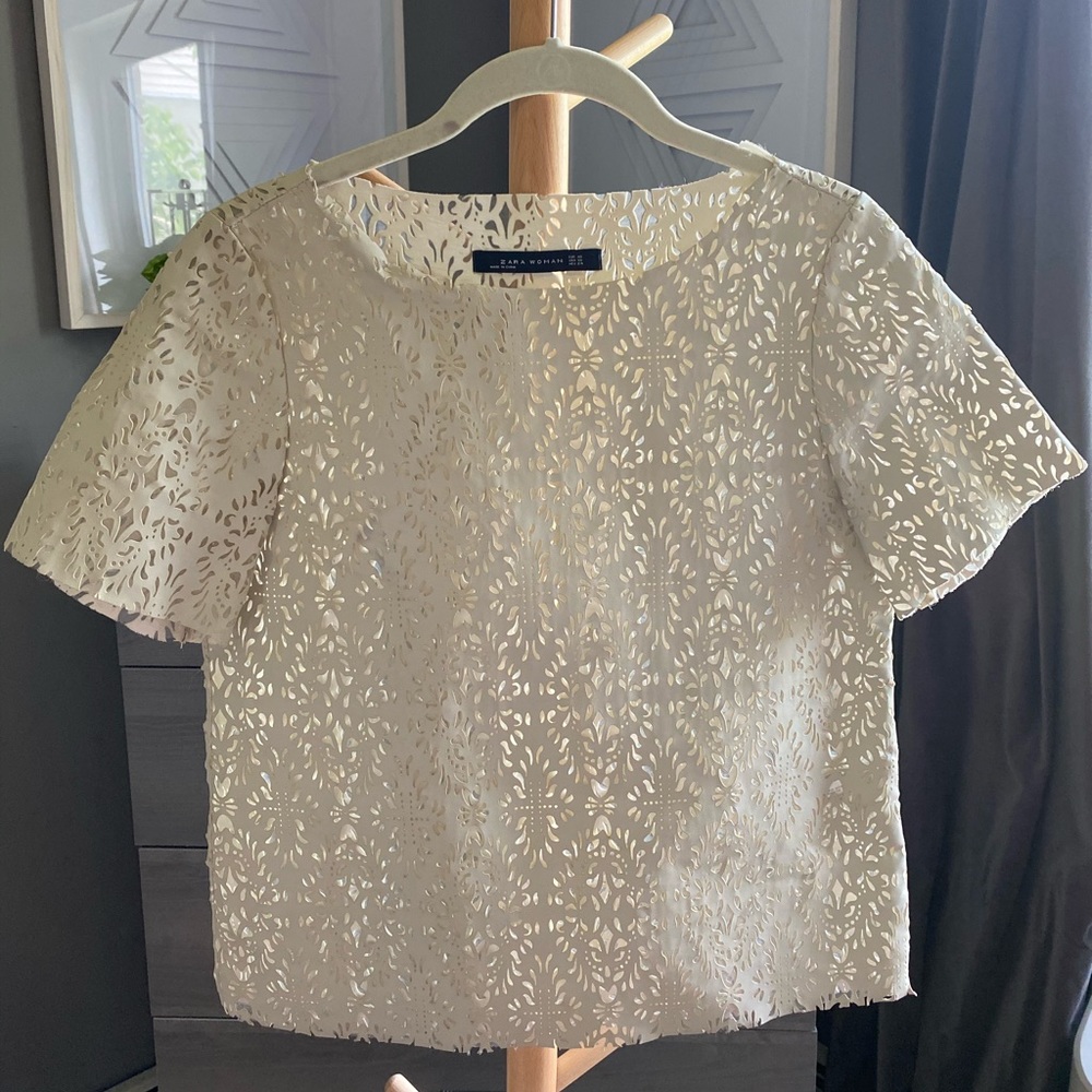 Laser Cut Blouse